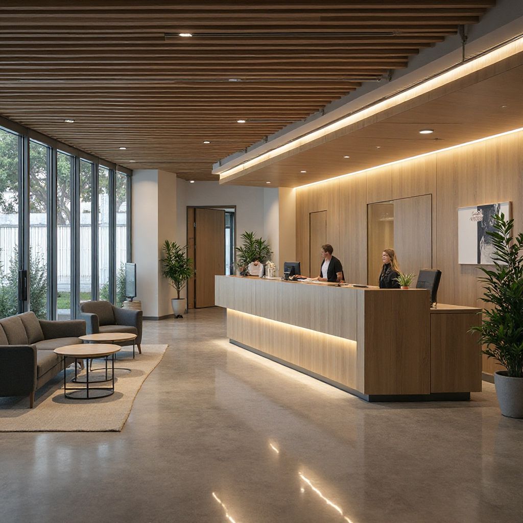 Reception and waiting area